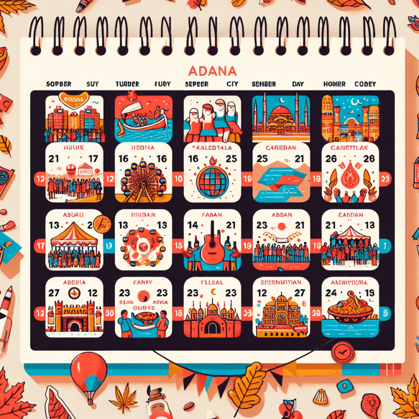 Adana Etkinlik Takvimi: Festivaller ve Kültürel Aktiviteler